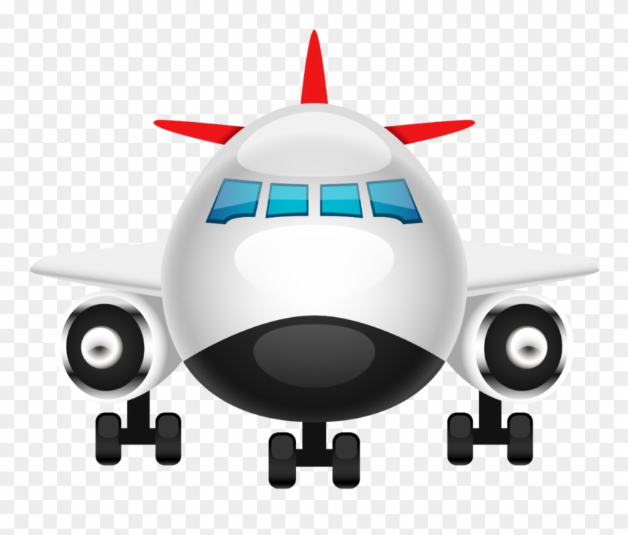 Png Black And White Airplane Clipart Images - Airplane Clipart Front View Transparent Png