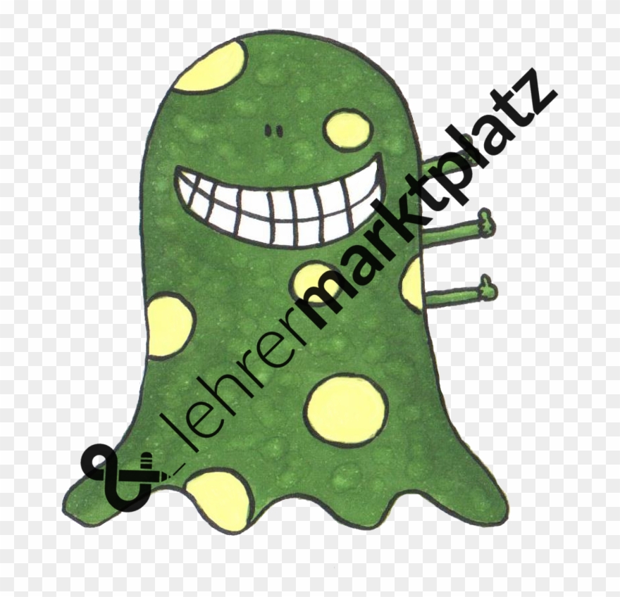 Clip Art Monster - Englisch Past Simple Sätze - Png Download