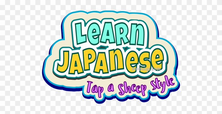 Learn Japanese ~tap A Sheep Style~ Clipart