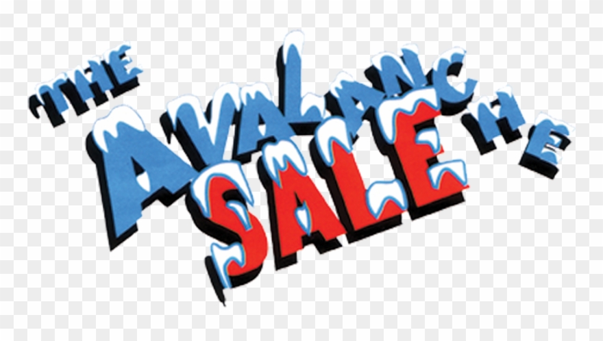 Ski Pro Avalanche Sale - Graphic Design Clipart