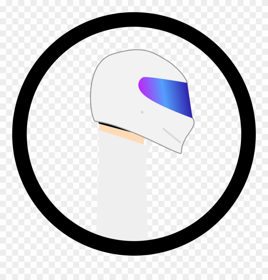 Zander, Like Top Gear's The Stig, Is A Bit Of A Mystery - Circle Clipart