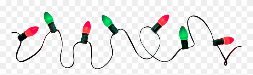 Christmas Lights Png Transparent Images - Red And Green Christmas Lights Border Clipart