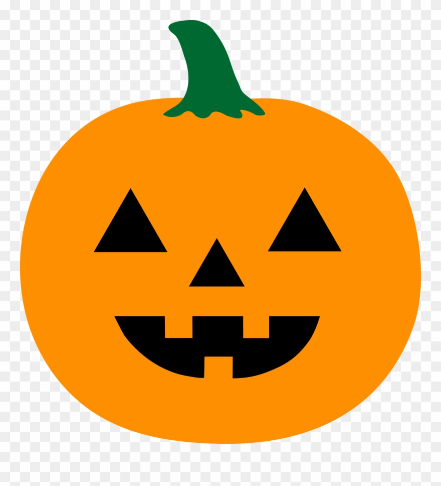 Pumpkin - Simple Jack O Lantern Drawing Clipart