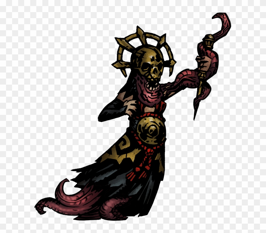 567px-ascended Witch - Darkest Dungeon Human Enemies Clipart