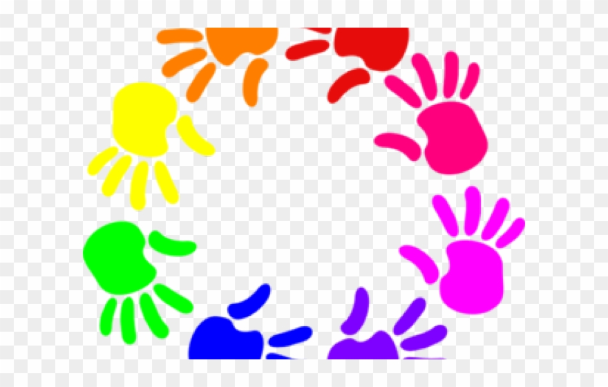 Last Viewed Post - Colorful Hands Clipart