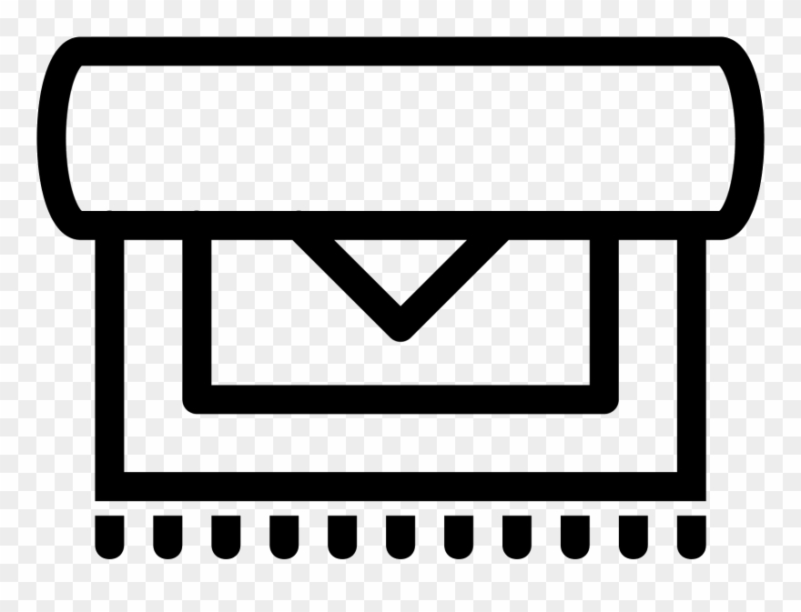 The Icon Displays A Rolled Up Carpet - Carpet Icon Clipart