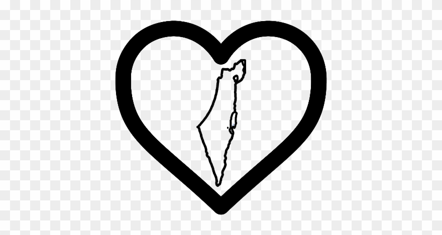 Prepare To Study Abroad - Hollow Heart Clipart