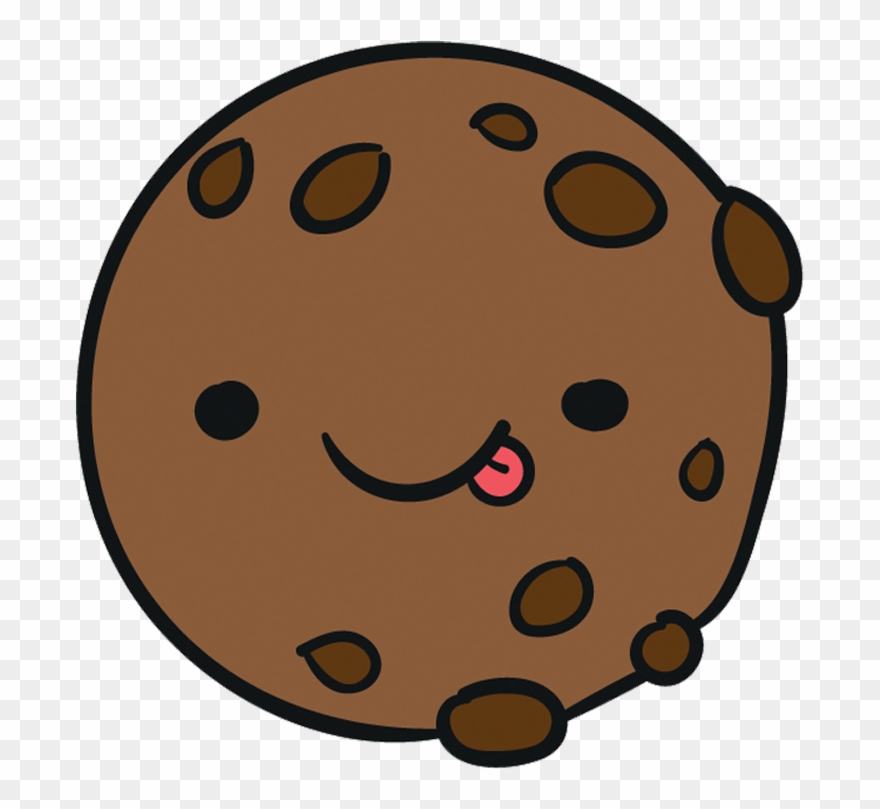 Chocolate Chip Cookie - Chocolate Chip Cookie Cartoon Png Clipart