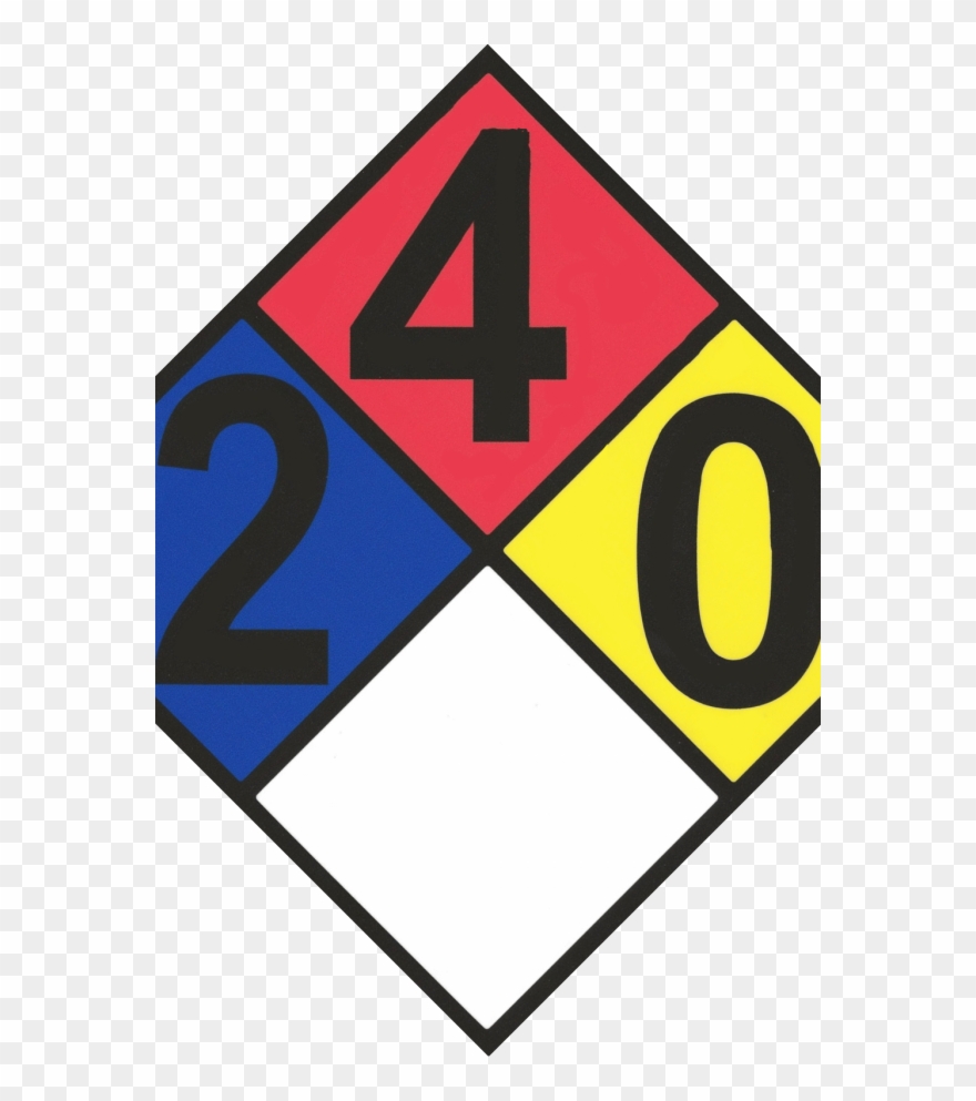 Hazardous Material Propane Placard - Nfpa Diamond 1 0 0 Clipart