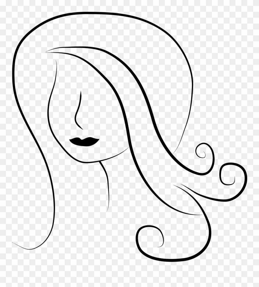 Big Image - Woman Face White Png Clipart