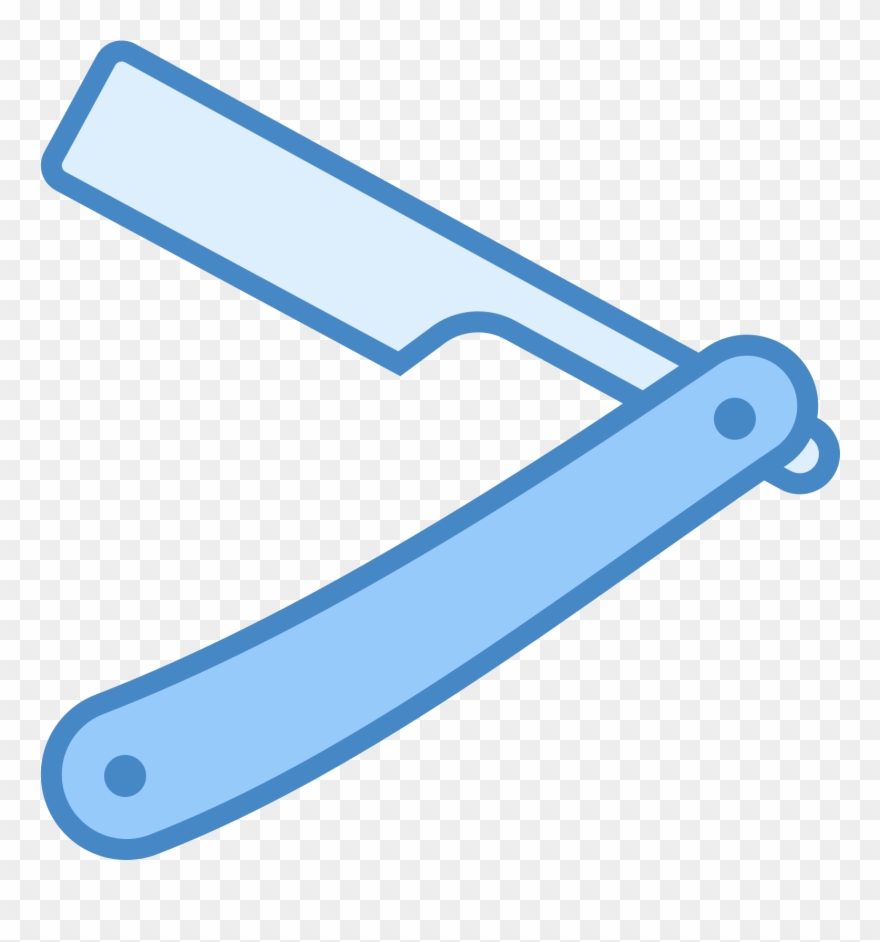 Prosta Brzytwa Icon - Straight Razor Clipart