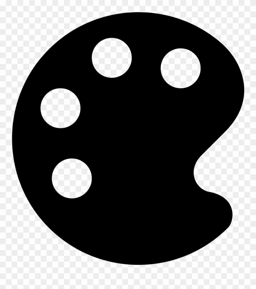 Color - Sign Of Paintbrush Clipart