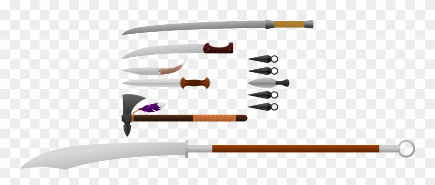 24" Blade Width - Sword Clipart