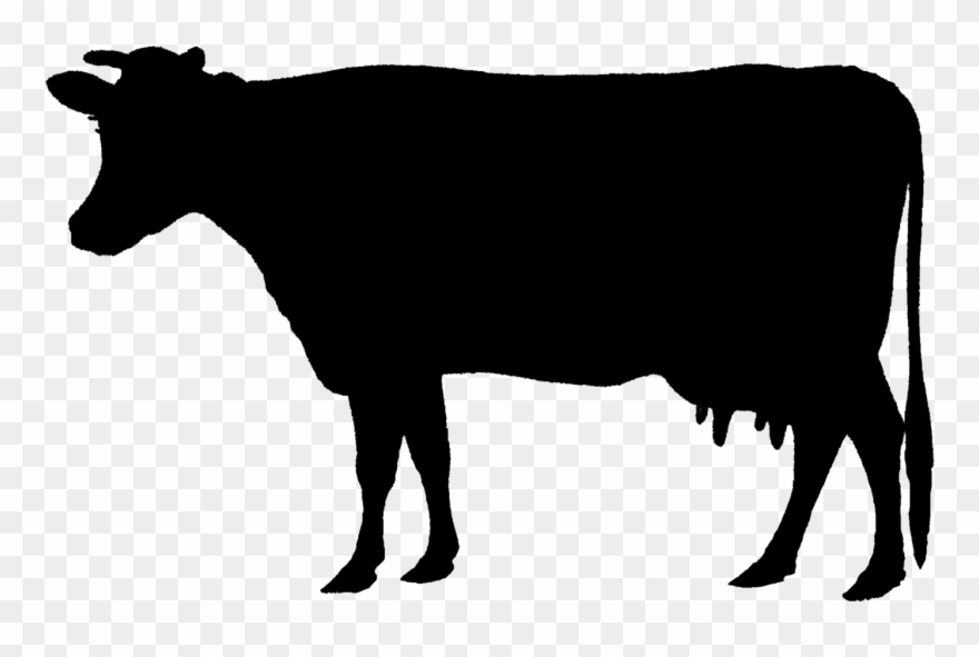 Banner Freeuse Stock Pin By Rulochampak On Good Beef - Clipart Silhouette Black And White Animal - Png Download