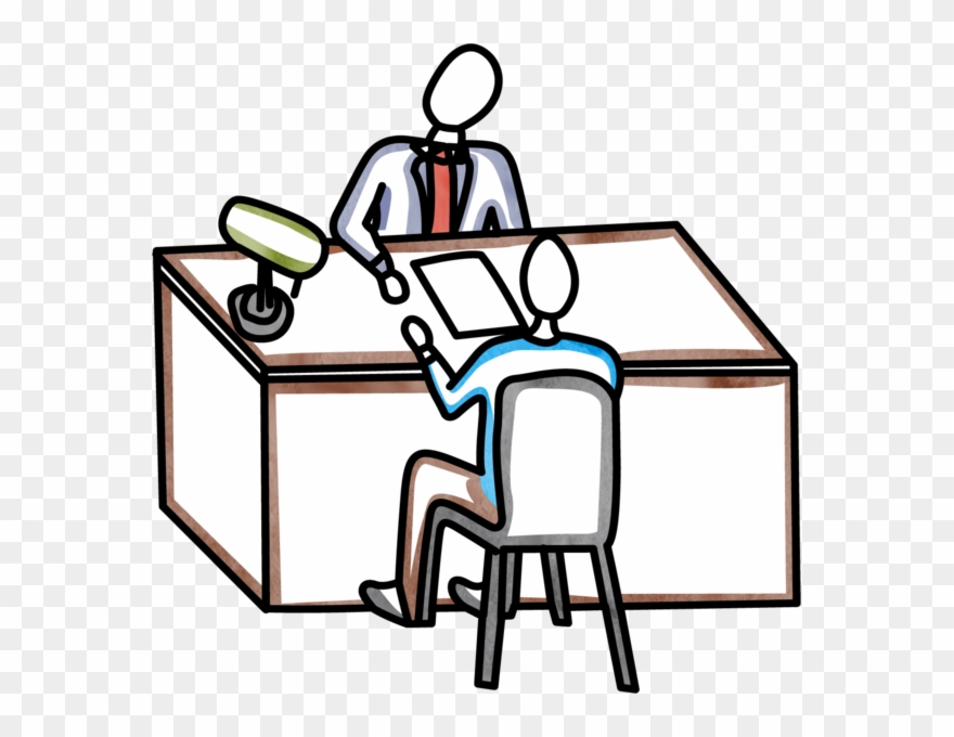 9189952, Desk Meeting Clipart