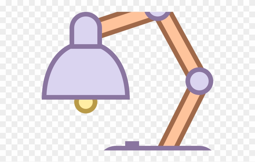 Lamp Clipart Desk Lamp - Desk Lamp - Png Download
