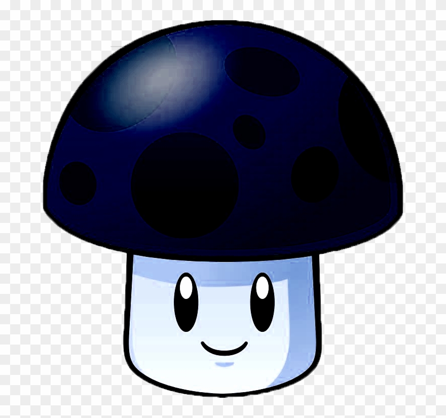 Shadow-shroom Fanmade - Plants Vs Zombies 2 Fan Made Plants Clipart