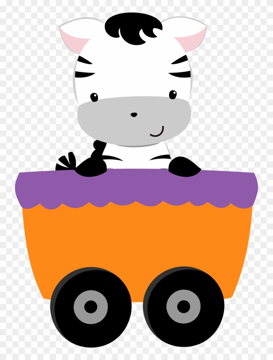 Train, Album, Clip Art, Trains, Illustrations - Animalitos Para Baby Shower - Png Download