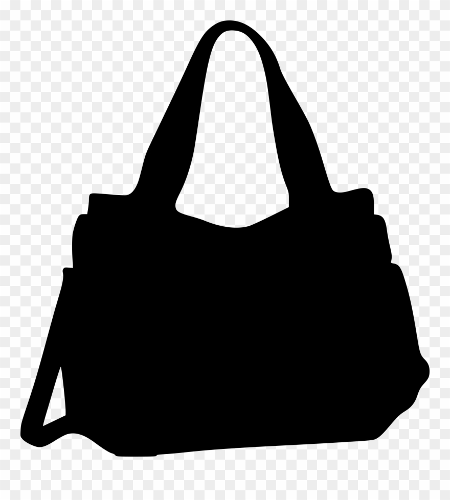 Bags Silhouette At Getdrawings Com Free For - Handbag Silhouette Png Clipart