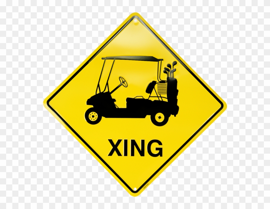 Cat Crossing Sign Clipart