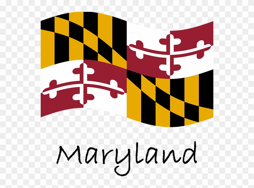 Bleed Area May Not Be Visible - Ravens Maryland Flag Clipart