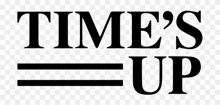 Time's Up For Heroes - Me Too Times Up Clipart