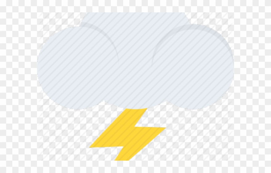 Thunderstorm Clipart Bad Weather - Thunderstorm - Png Download