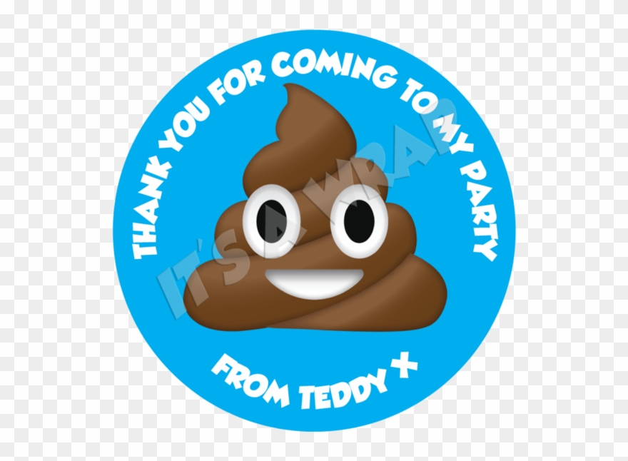 Emoticon Poo Sweet Cone Stickers - Dog Clipart