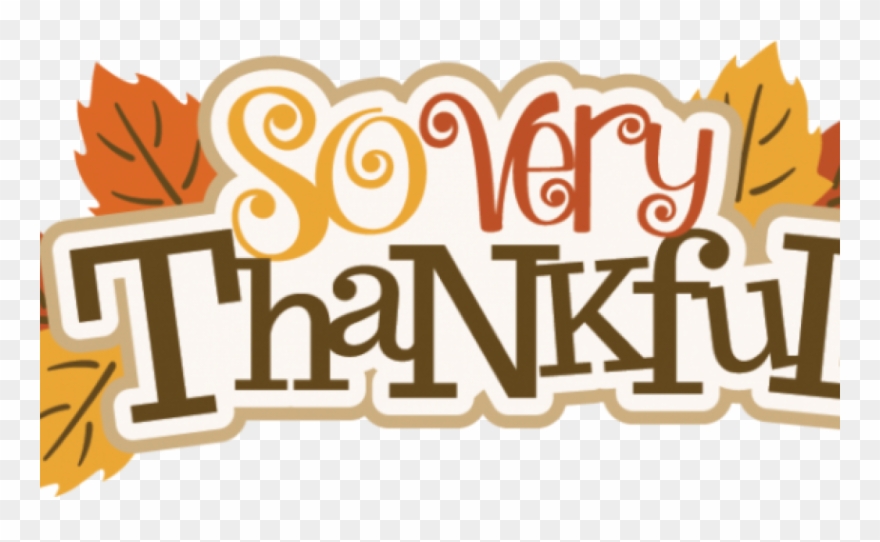 Give Thanks - So Very Thankful Clipart