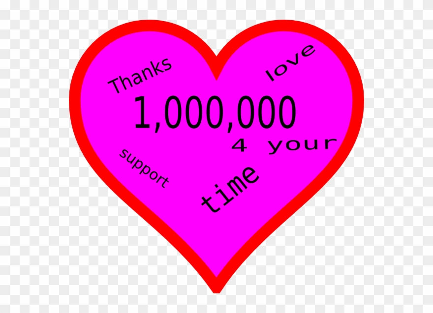 Thanks A Million Clipart - Png Download