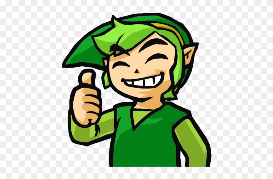Thanks Boss - - Triforce Heroes Link Emotes Clipart