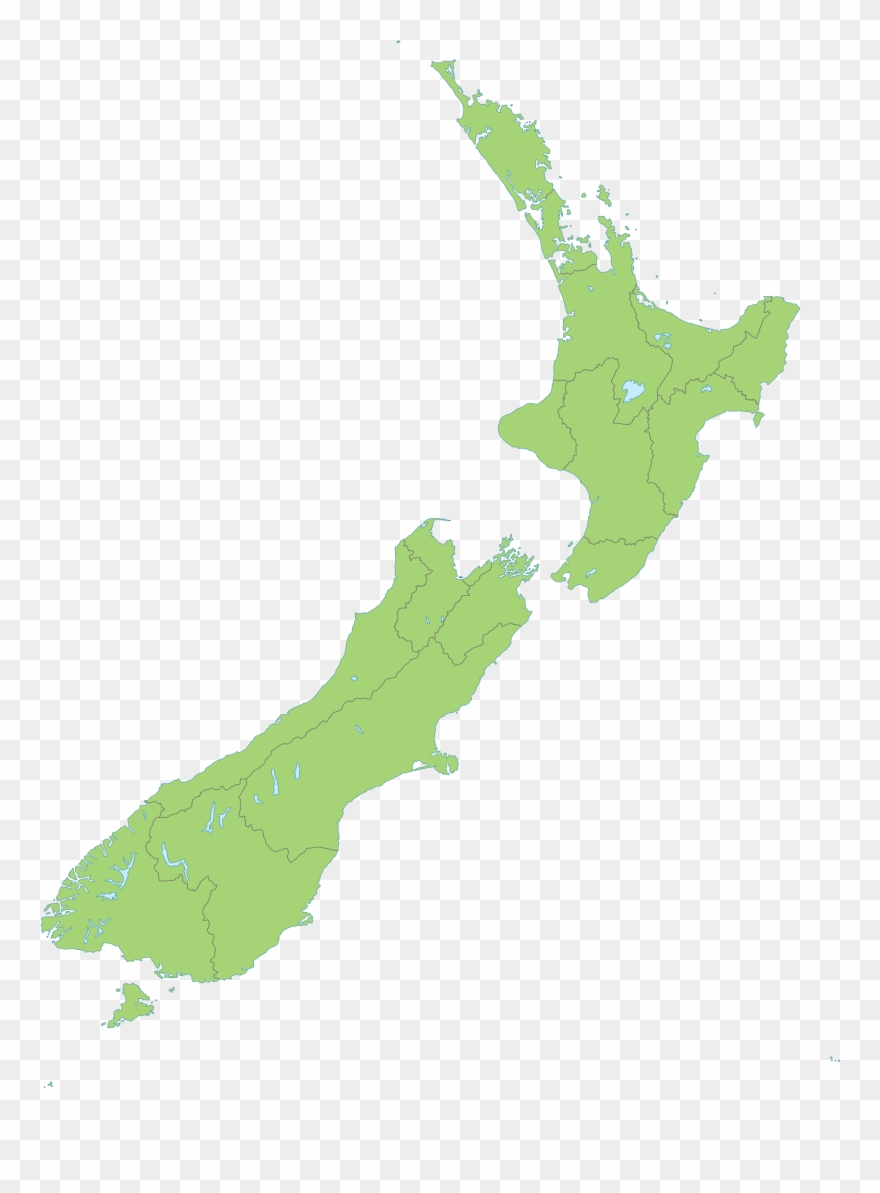 New Zealand Location Map Transparent - New Zealand Map Png Clipart