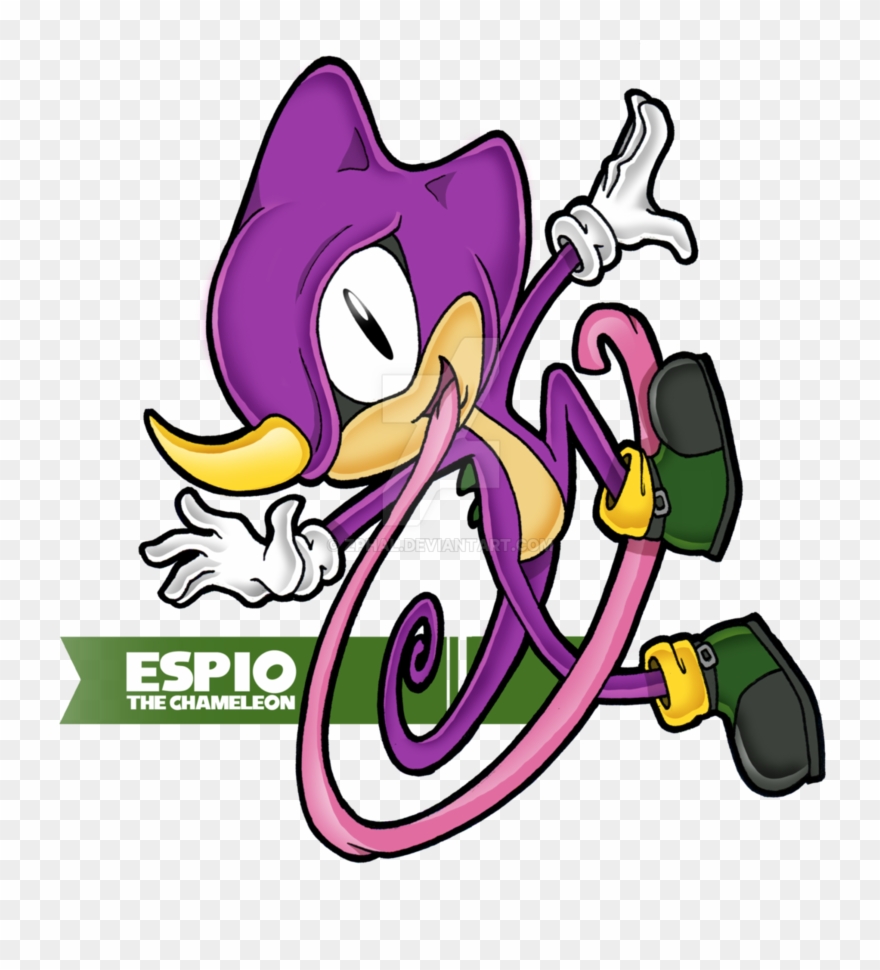 Royalty Free Download Chameleon Clipart Purple - Sonic The Hedgehog - Png Download