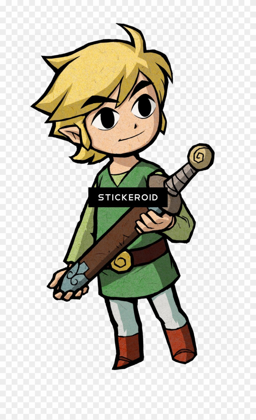 Zelda Link Legend Of The - Link The Legend Of Zelda Wind Waker Clipart
