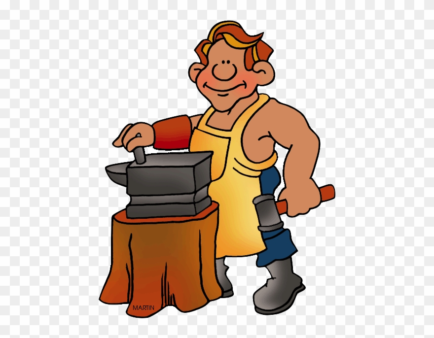 Medieval Clipart Blacksmith - Blacksmith Png Clipart Transparent Png