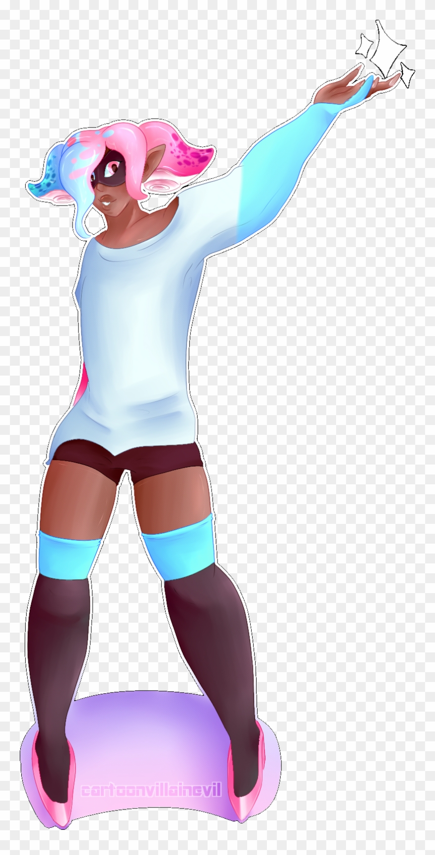 Both A Kid And A Squid [trade] - Cartoon Clipart