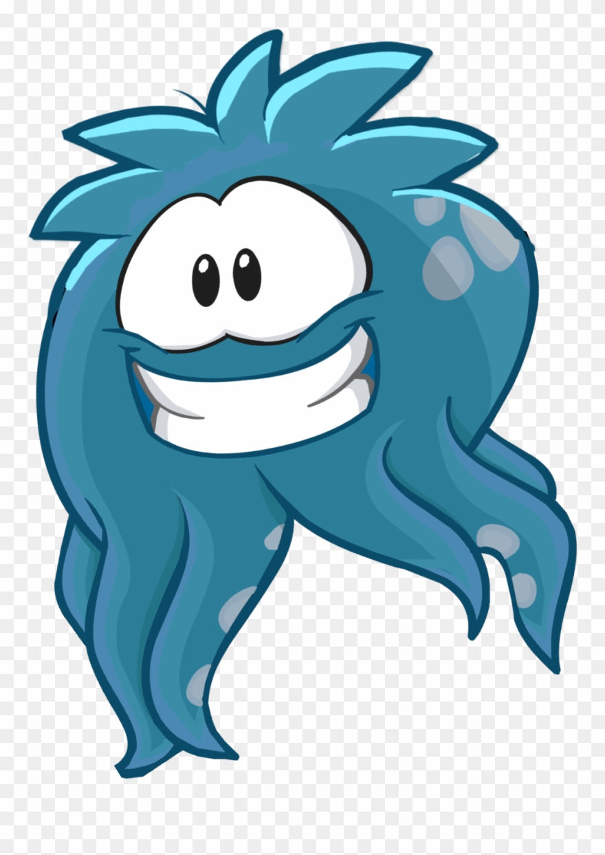 Squid Puffle - Club Penguin Lava Puffle Clipart