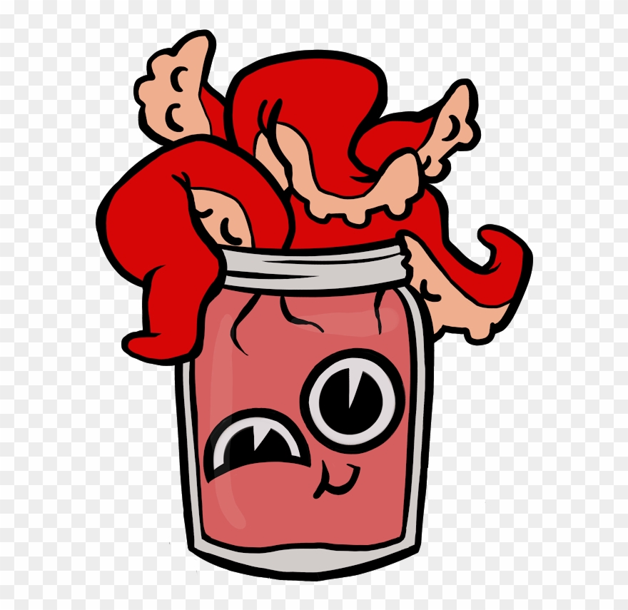 Squid In A Bottle - Cosplay Clipart