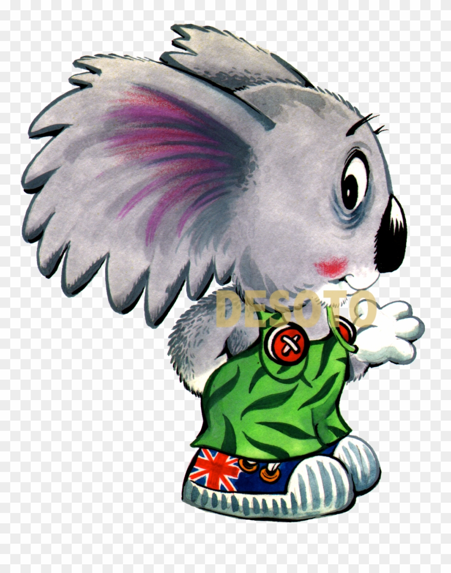 Euki The Surf Koala Bear - Koala Clipart