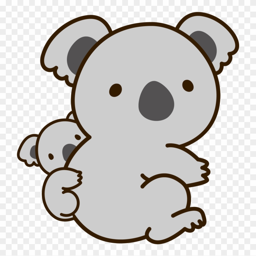 Baby Koala Stickers, Cute Koala Sticker Baby Koala, - Cute Animal Stickers Png Clipart