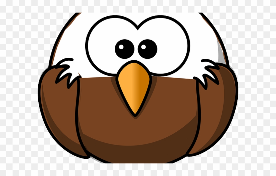 Cute Clipart Eagle - Clip Art Cartoon Eagle - Png Download