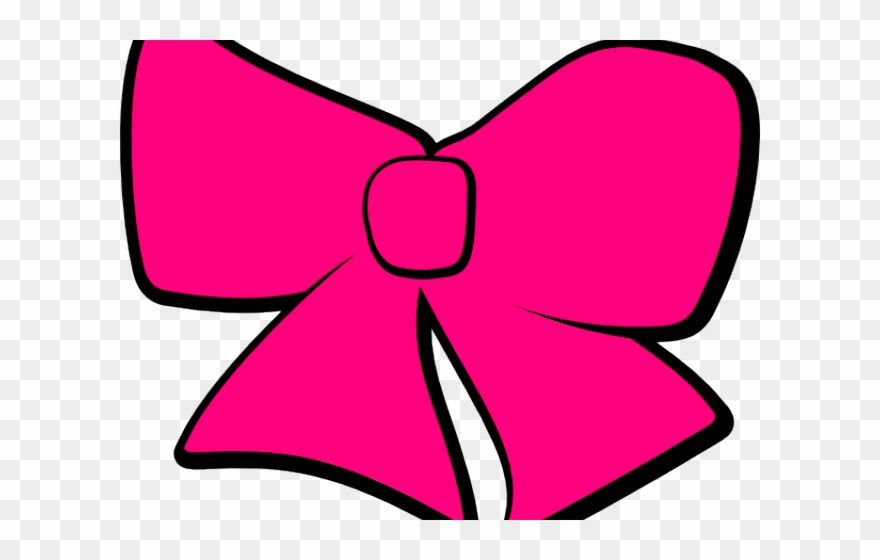 Pink Hair Clipart Cheer Bow - Clipart Mickey Mouse Red - Png Download