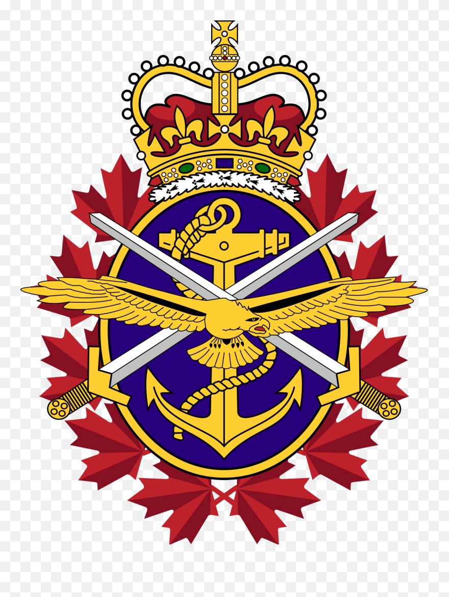 Canadian Forces Emblem - Canadian Armed Forces Logo Clipart