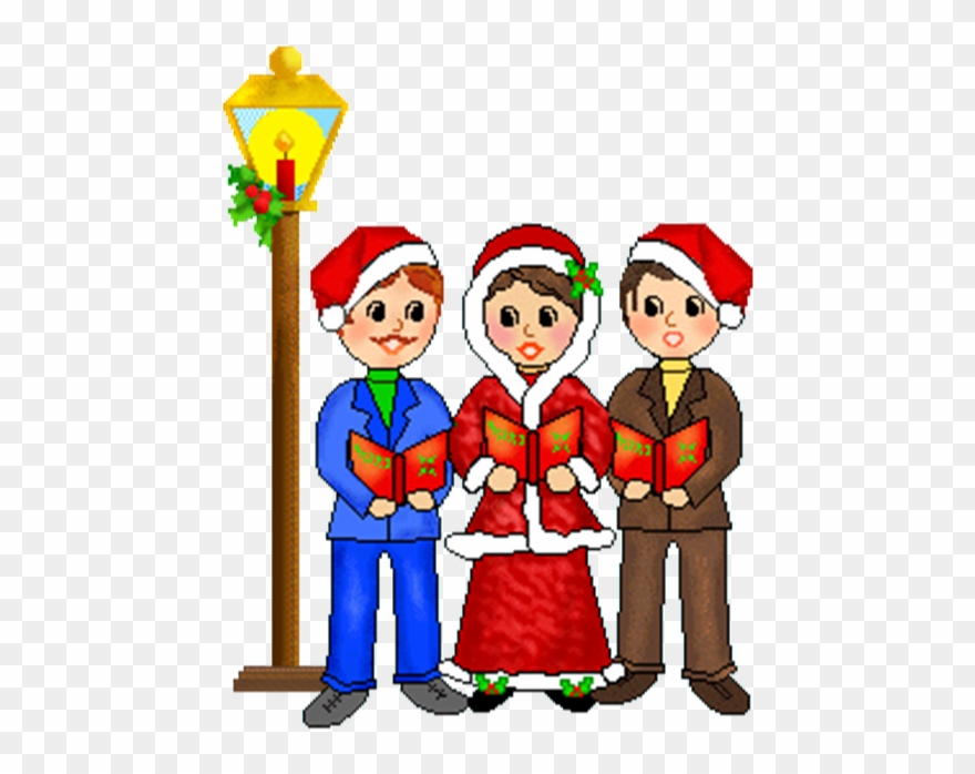 Banner Stock Caroling Clipart Carol Singer - Free Christmas Caroling Clipart - Png Download