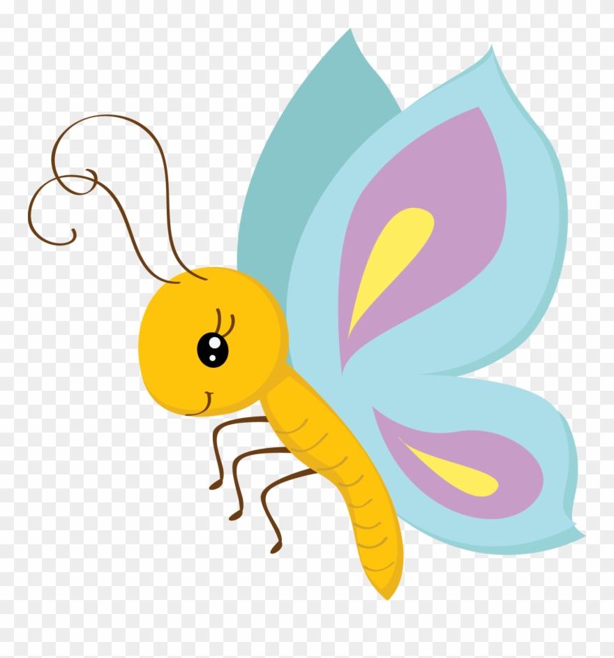 Clip Art Pictures, Beginner Painting, Bullet Journals, - Mariposa Dibujo Bebes - Png Download
