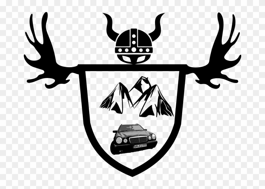 Clip Black And White Download Father Drawing Logo - Crest - Png Download