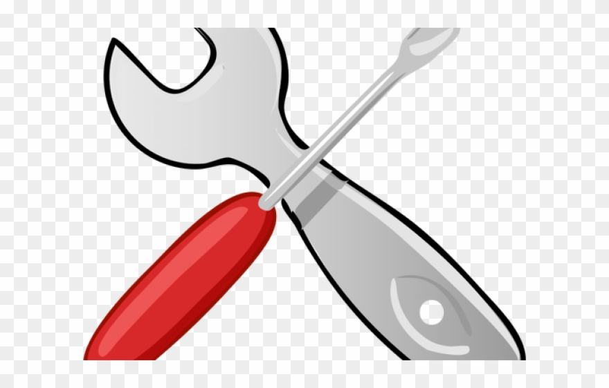 Screwdriver Clipart Red - Wrench Clipart - Png Download