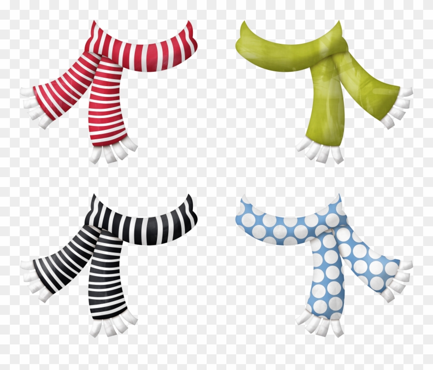 Scarf Drawing Clipart