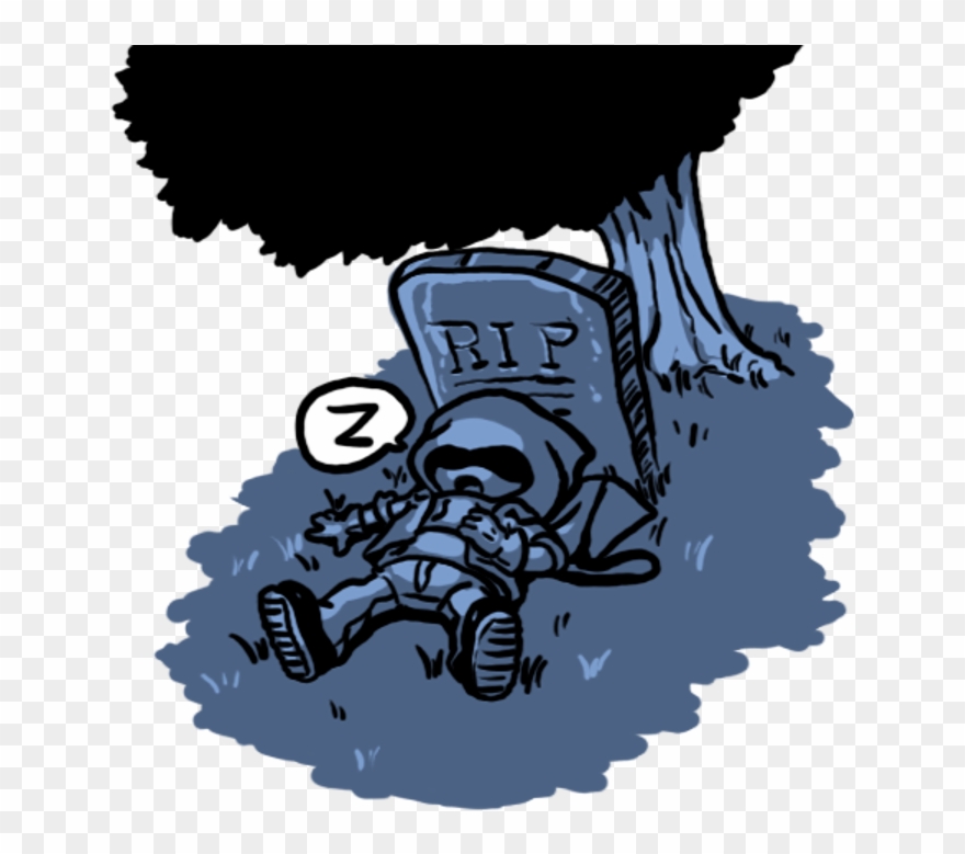 The Premise Of This Graveyard Simulator Can Be Described - Sleep Clipart