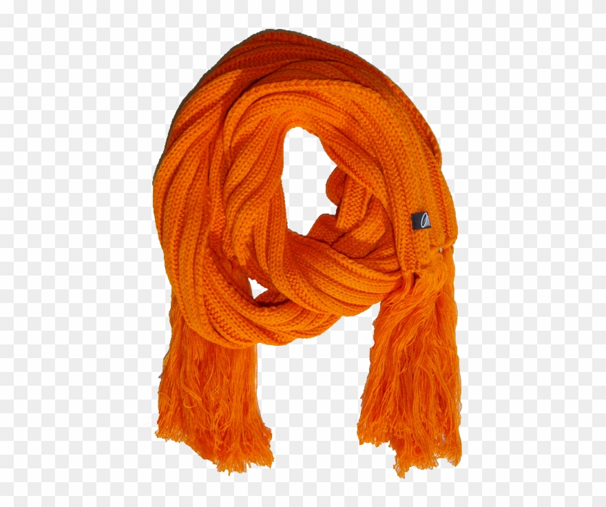 Winter Scarf Png Clipart Freeuse - Orange Scarf Png Transparent Png